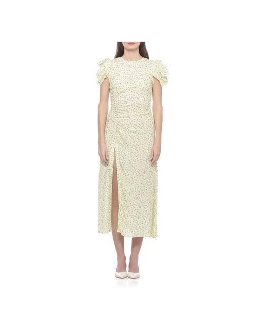 Mar De Margaritas Yellow Midi Dresses