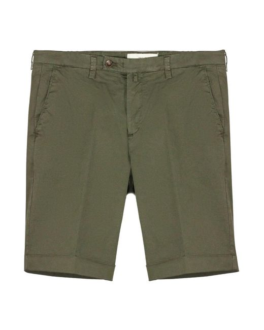 BRIGLIA Green Casual Shorts for men