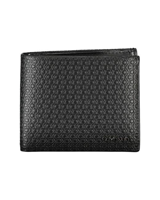 Portafoglio elegante in pelle con blocco rfid di Calvin Klein in Black da Uomo