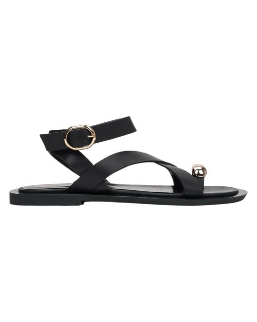 Flat Sandals di ESTRO in Black