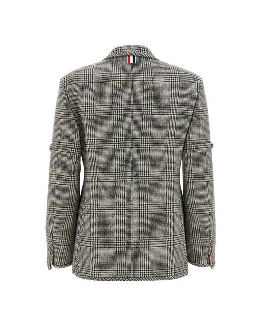 Thom Browne Gray Blazers