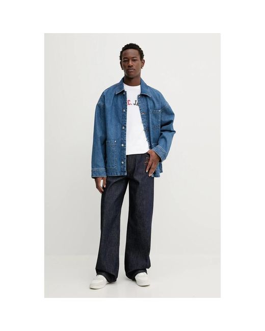 A.P.C. Denim Jas in het Blue voor heren