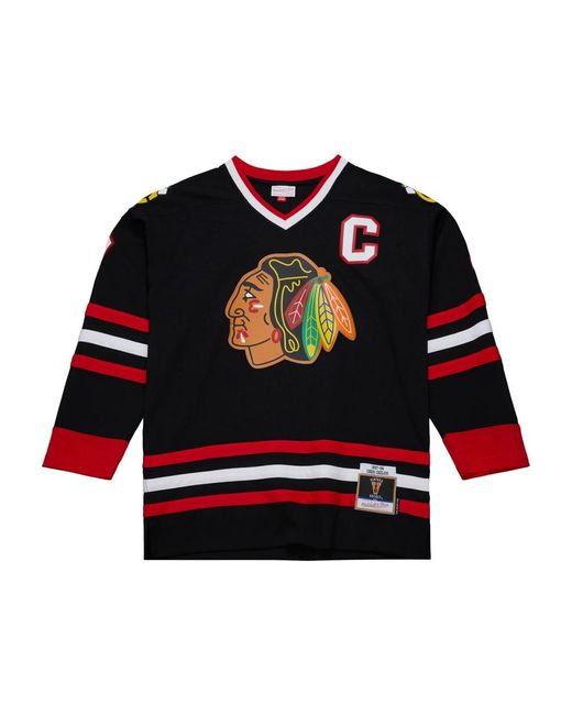 Mitchell & Ness Black Long Sleeve Tops for men
