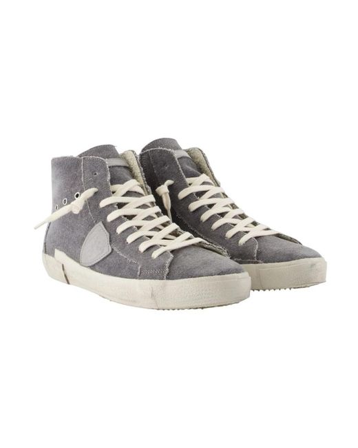 Philippe Model Gray Sneakers for men