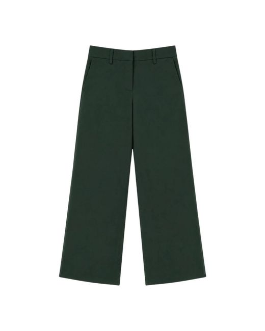 Max Mara Green Cropped Trousers