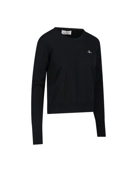 Vivienne Westwood Black Round-Neck Knitwear