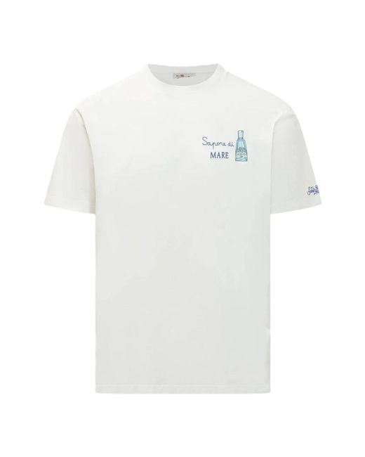Mc2 Saint Barth White T-Shirts for men