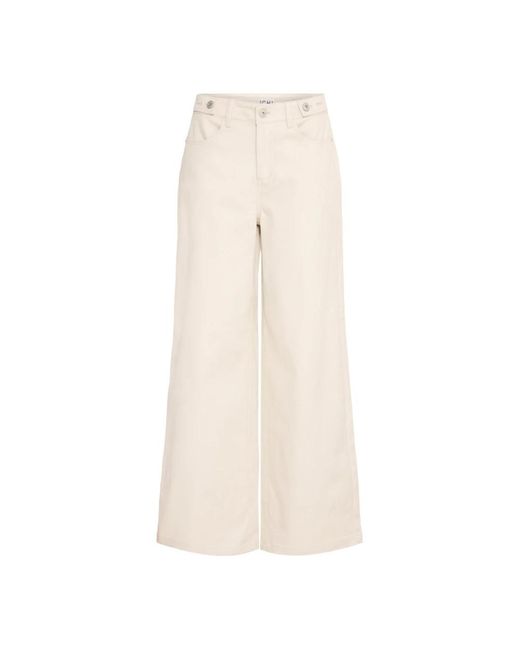 Ichi Wijde Sandshell Broek in het Natural