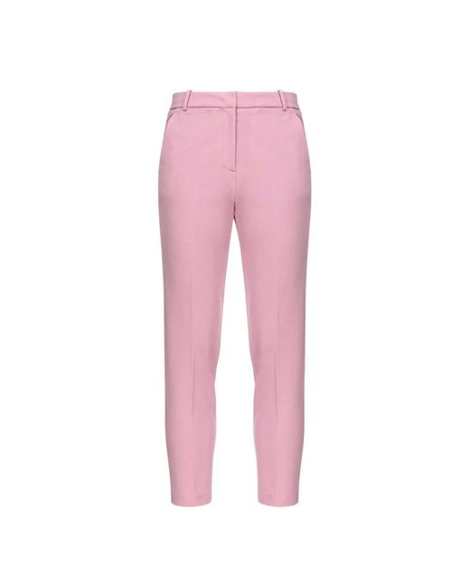 Pinko Pink Slim-Fit Trousers