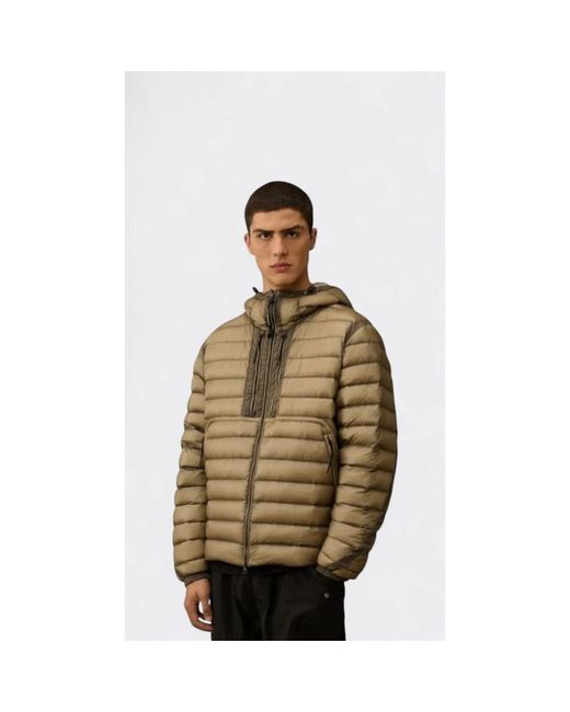 C P Company Jassen ,Nylon D.D. Shell Hooded Down Puffer Jacket in het Green voor heren