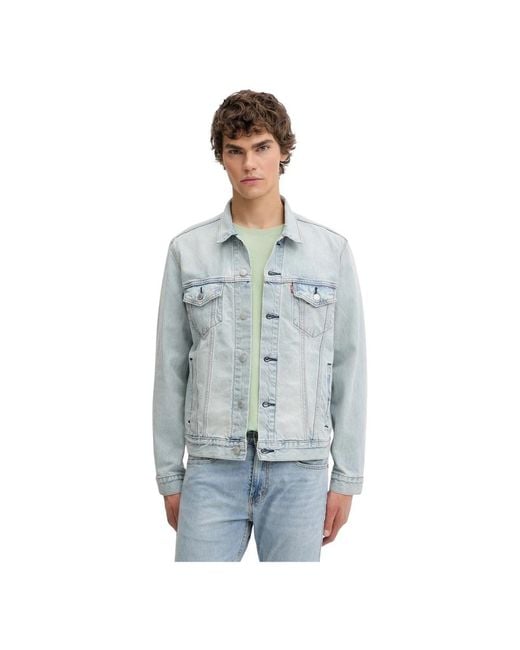 Levi's Trucker Jacket in het Blue voor heren