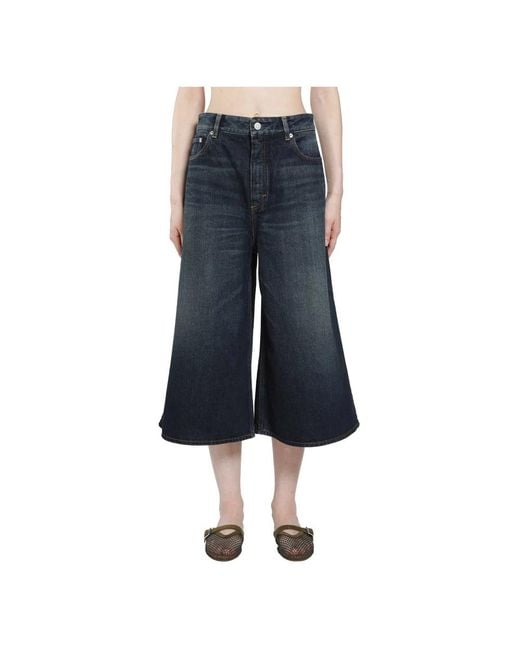 Alaïa Blue Cropped Jeans