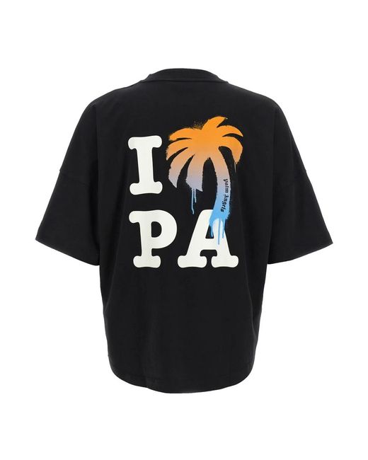 Palm Angels Black T-Shirts for men
