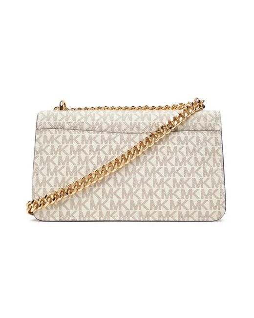 Michael Kors White Shoulder Bags