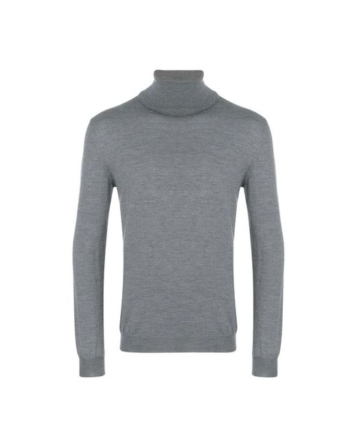 Knitwear > turtlenecks Zanone pour homme en coloris Gray