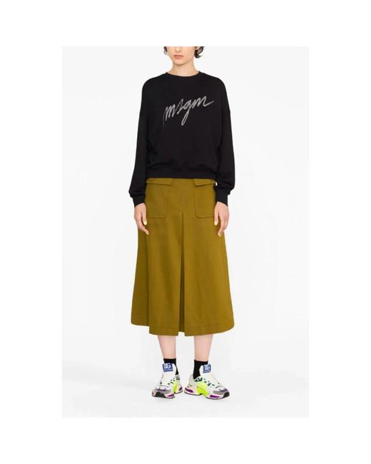 MSGM Black Sweatshirt