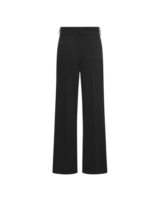 Seductive Black Wide Trousers