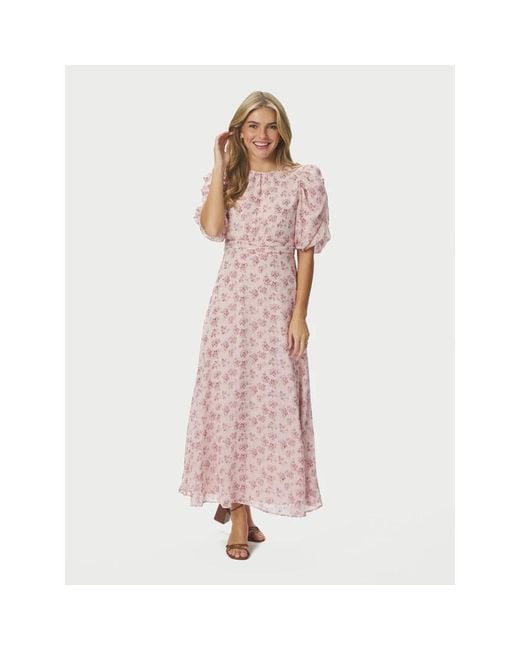 Neo Noir Pink Maxi Dresses