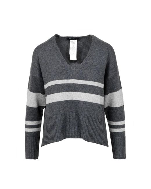 Maglione a righe in misto lana di Pennyblack in Gray