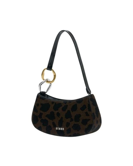Staud Black Shoulder Bags