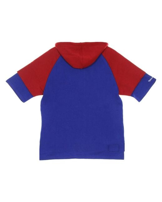 Mitchell & Ness Nfl Korte Mouw Hoodie Koningsblauw in het Blue voor heren