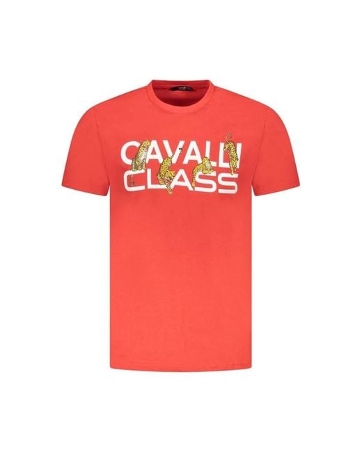 T-Shirts Roberto Cavalli pour homme en coloris Red
