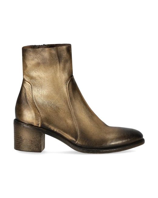 Strategia Brown Heeled Boots