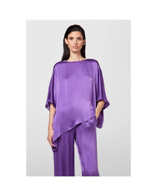 Alpha Studio Girocollo in het Purple