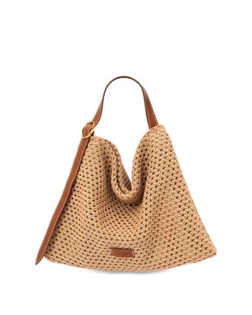 Orciani Brown Leder Crossbody Tasche