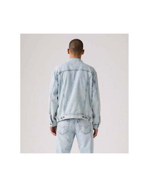 Levi's Relaxed Fit Trucker in het Blue voor heren