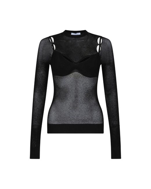 Off-White c/o Virgil Abloh Black Long Sleeve Tops
