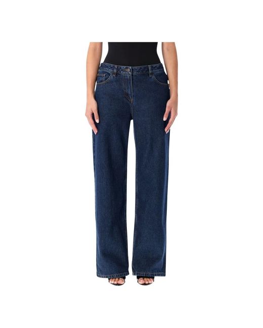 Magda Butrym Blue Straight Jeans