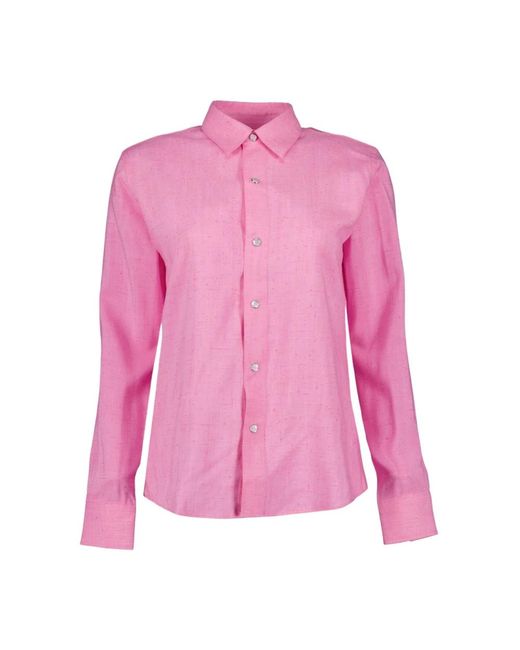 Camicia in viscosa di AMI in Pink