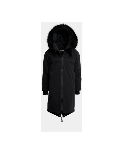Stutterheim Parkas in het Black voor heren