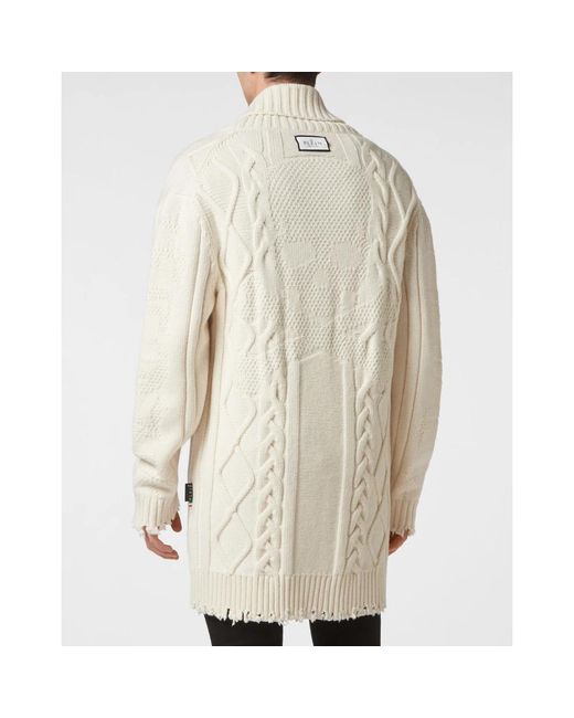 Cardigans Philipp Plein de hombre de color Natural
