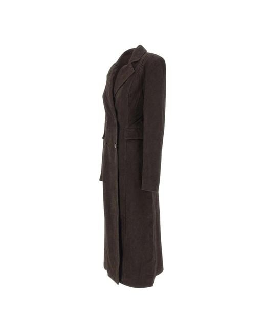 ROTATE BIRGER CHRISTENSEN Black Double-Breasted Coats