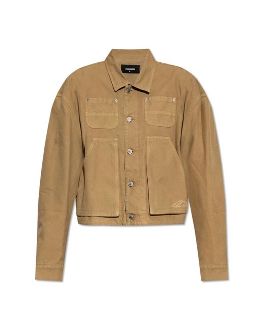 Denim Jackets di DSquared² in Natural