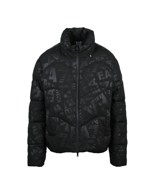 EA7 Piumino Jacket in het Black