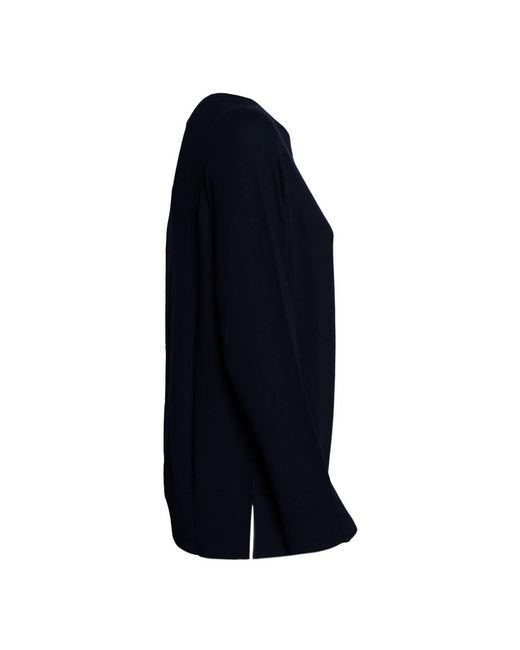 Kangra Blue Round-Neck Knitwear