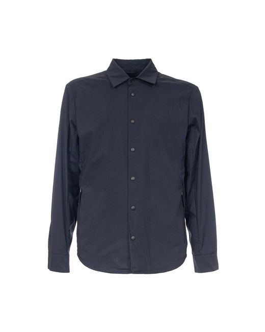 Aspesi Overhemden ,Blauw ,Katoen Katoenen Overhemd Klassieke Kraag Ritszakken in het Blue voor heren