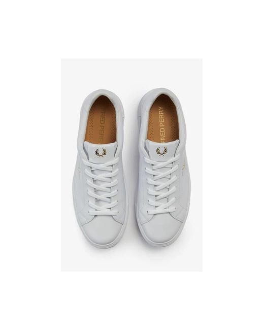Fred Perry White Sneakers for men