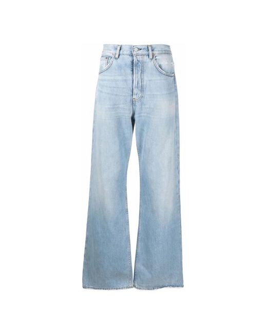 Acne Blue Wide Jeans for men