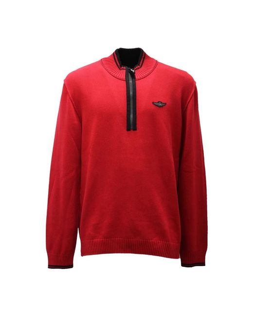 Aeronautica Militare Red Turtlenecks for men
