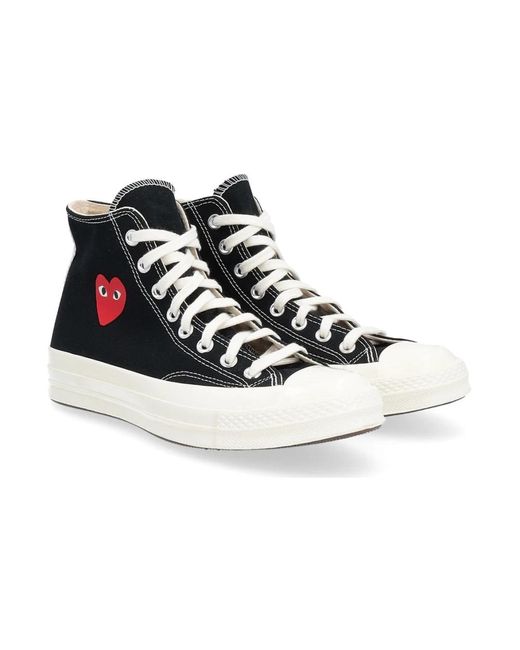 COMME DES GARÇONS PLAY Black Sneakers for men