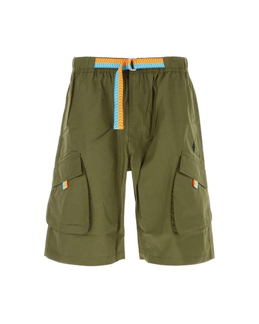 Marcelo Burlon Green Casual Shorts for men