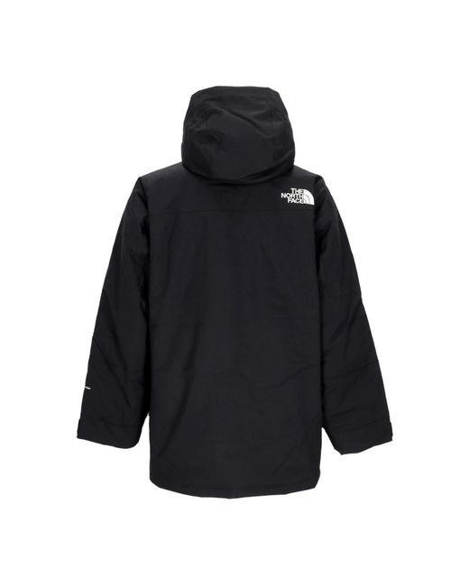 The North Face Fitness ,Zwart ,Leer Geïsoleerde Parka Lange Jas in het Blue voor heren