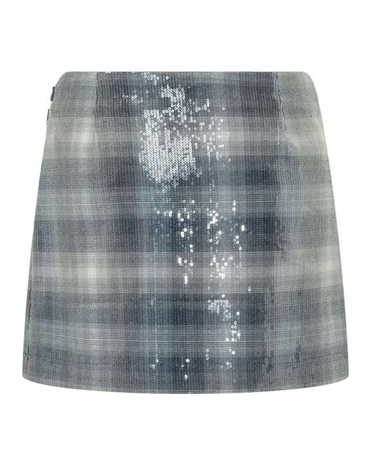Pinko Blue Short Skirts