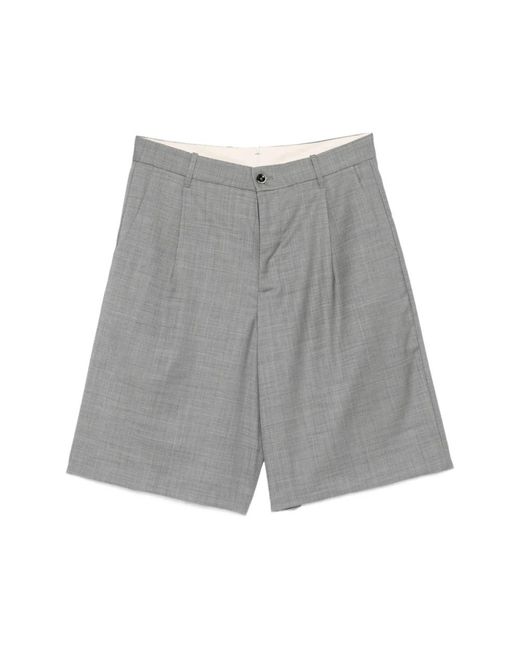 Nine:inthe:morning Gray Long Shorts for men
