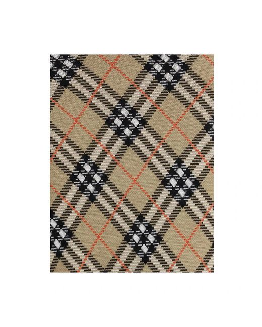 Burberry Rokken ,Wol Geruite Minirok Met Elastische Taille in het Multicolor