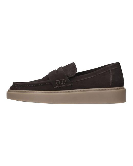 ROGAL'S Brown Loafers for men